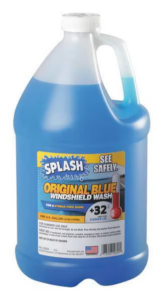 Windshield Washer Fluid, Bottle, 1 gal, Ready to Use, Premixed, Liquid, Summer Blend, Splash, Mfr#: 235826